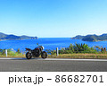 大島海峡とバイク 86682701