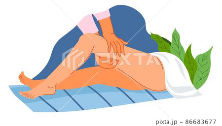 Legs and tights massage, cellulite and pain relief 86683677