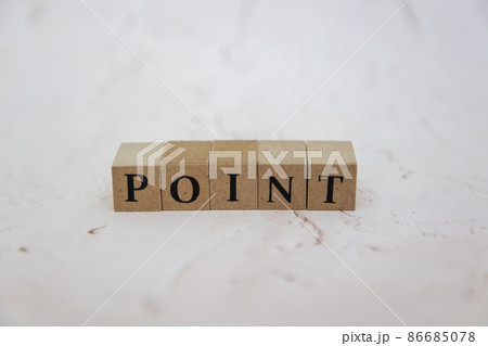 文字ブロック POINT 文字ブロック POINT 86685078