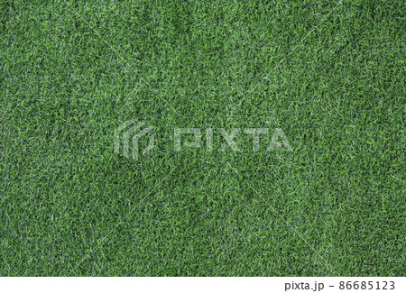 Green artificial grass texture background. Top view Green artificial grass texture background. Top view 86685123