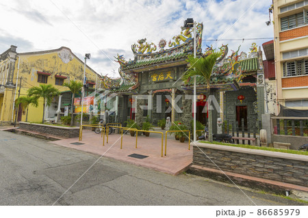 Beautiful view of Thean Hou Temple in Penang, Malaysia Beautiful view of Thean Hou Temple in Penang, Malaysia 86685979