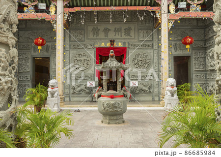 Beautiful view of Thean Hou Temple in Penang, Malaysia Beautiful view of Thean Hou Temple in Penang, Malaysia 86685984