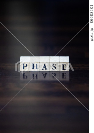 文字ブロック　PHASE　フェーズ 86688231