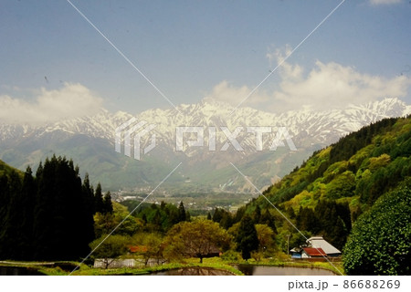 青鬼地区の初夏の景色 青鬼地区の初夏の景色 86688269