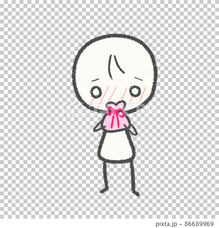 Simple and cute valentine stickman 86689969