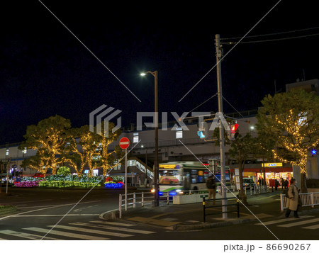 東京メトロ東西線南行徳駅前イルミネーション 86690267