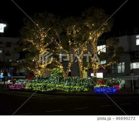 東京メトロ東西線南行徳駅前イルミネーション 東京メトロ東西線南行徳駅前イルミネーション 86690272