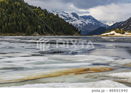 Landscape near Staller Saddle, High Tauern, East Tyrol, Austria 86691940