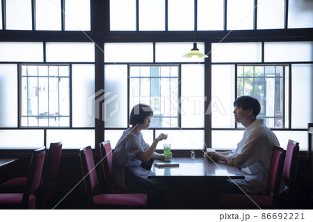 レトロ喫茶 - カップル レトロ喫茶 - カップル 86692221