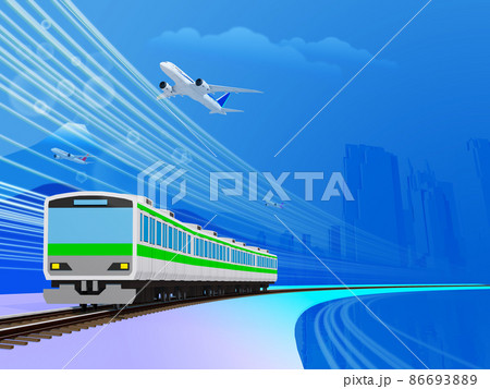 電車で行こう！　トラベル　旅行 86693889