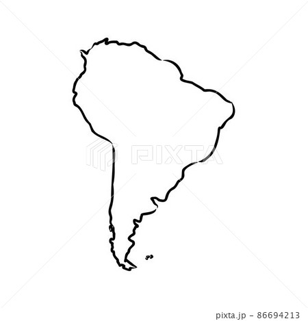 map of south america. map concept south america vector 86694213