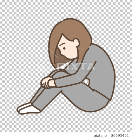 抑鬱的女性 抑鬱的女性 86695491