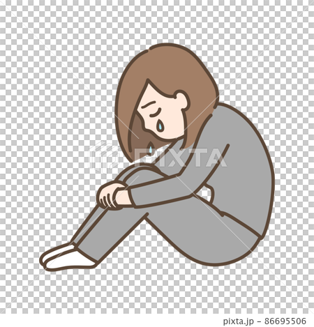 Woman crying 86695506