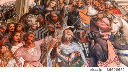 Abbey of Monte Oliveto Maggiore, Tuscany, Italy 86696622