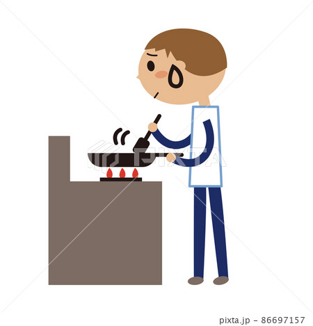 ヤングケアラー_料理男子 ヤングケアラー_料理男子 86697157
