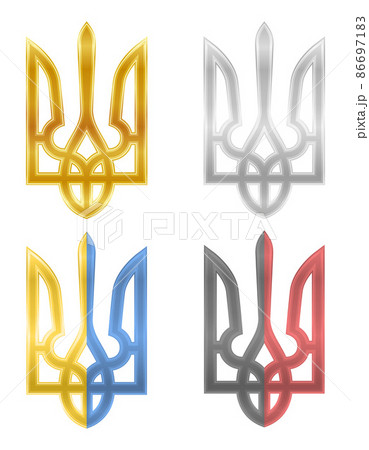 coat of arms of ukraine national emblem vector illustration coat of arms of ukraine national emblem vector illustration 86697183