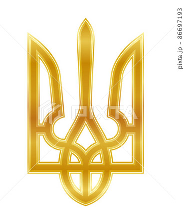 coat of arms of ukraine national emblem vector illustration coat of arms of ukraine national emblem vector illustration 86697193