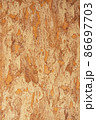 Texture of cork material in beige shades with Copy space. Abstract background. 86697703