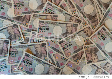一万円札イメージ画像② 86698379