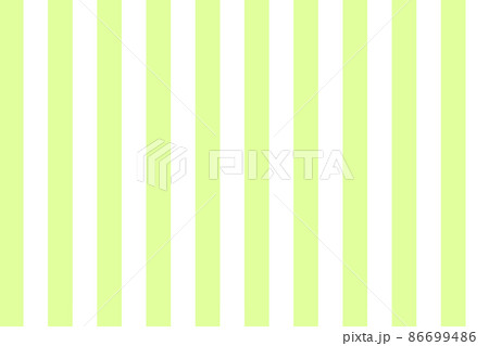 黄緑色のストライプ背景。縦縞模様のイラスト。のイラスト素材