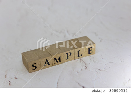 文字ブロック SAMPLE 文字ブロック SAMPLE 86699552