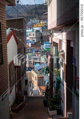 韓国　釜山広域市　甘川文化村 86700016