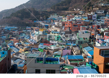 韓国　釜山広域市　甘川文化村 86700020