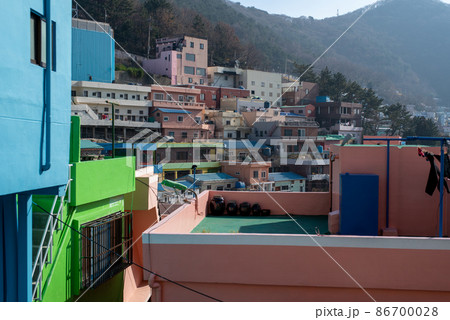 韓国　釜山広域市　甘川文化村 86700028