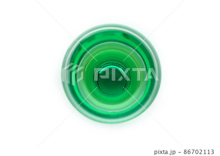 Glass of party shot isolated on white background 86702113