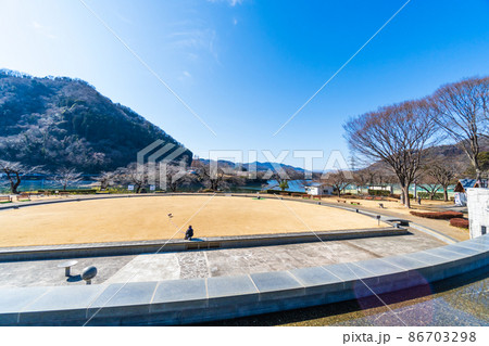 神奈川県　津久井湖城山公園　津久井湖記念館 86703298