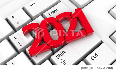 2021 icon on keyboard #2 2021 icon on keyboard #2 86703960