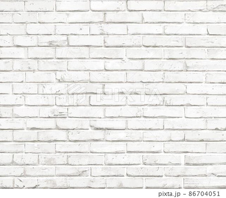 White Brick Antique Fashionable Wallpaper Stock Illustration