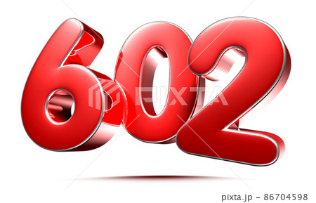 number 602 red. 86704598