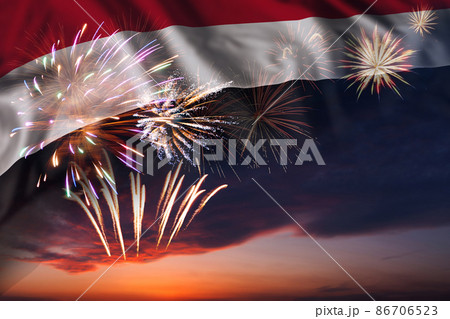 Flag of Yemen for Independence day 86706523