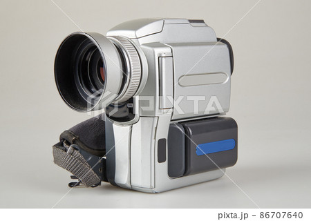 Digital Video Handycam from side view 86707640