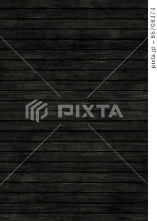 Black gray wood color texture horizontal for background. Surface light clean of table top view. Natural patterns for design art work and interior or exterior. Grunge old white wood board wall pattern. 86708373