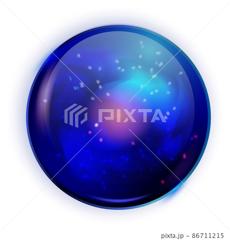 Fortuneteller sphere. Mystical glass ball. Magic orb 86711215