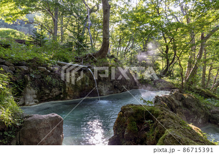 三段の湯　岩尾別温泉　北海道　知床 86715391
