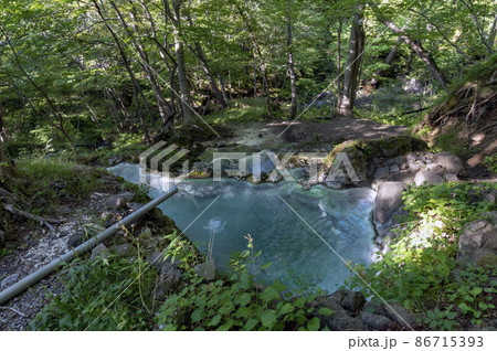 三段の湯　岩尾別温泉　北海道　知床 86715393