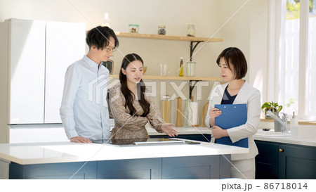 モデルルーム　アイランドキッチン 86718014