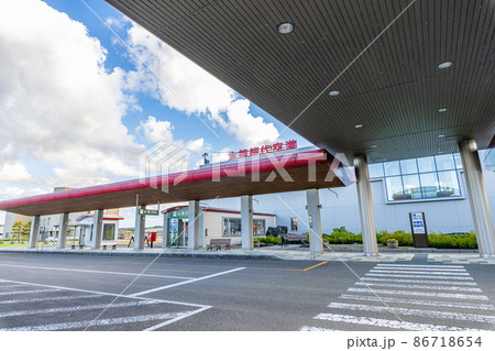 秋田県北秋田市 晴天の大館能代空港 秋田県北秋田市 晴天の大館能代空港 86718654