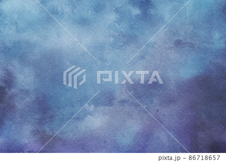 背景素材_水彩テクスチャ_ネイビー 背景素材_水彩テクスチャ_ネイビー 86718657