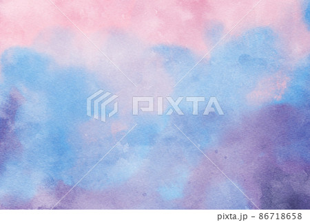 背景素材_水彩テクスチャ_水色 背景素材_水彩テクスチャ_水色 86718658