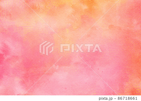 背景素材_水彩テクスチャ_赤 86718661