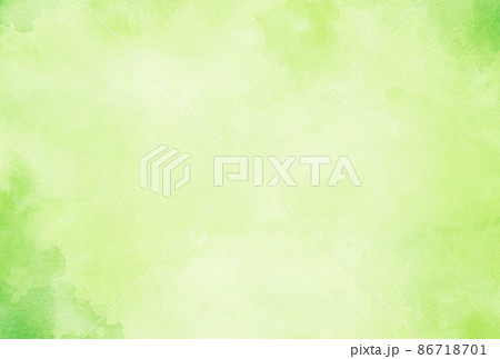 背景素材_水彩テクスチャ_黄緑 背景素材_水彩テクスチャ_黄緑 86718701