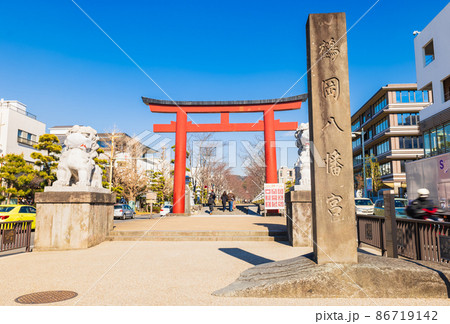 鎌倉　鶴岡八幡宮　二の鳥居 86719142