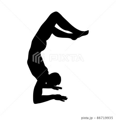 Woman exercising vrschikasana scorpion pose hi-res stock photography and  images - Alamy