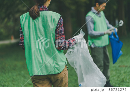 ゴミ拾いボランティア ゴミ拾いボランティア 86721275