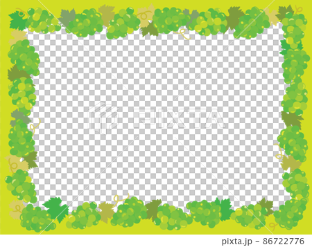 Grape frame illustration 86722776