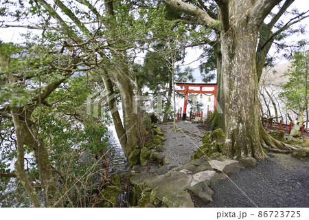 九頭龍神社　本宮　鳥居 86723725